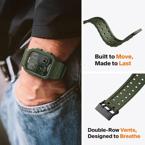 Vista 6 de amBand E1 Correa y Caja Resistente para Apple Watch – Compatible con Series 1–11, SE3/SE2/SE – y Ultra 3/2/1, Diseño Ligero a Prueba de Golpes
