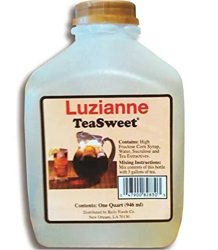 Té helado Luzianne Sweetener, 32 onzas, 6 por caja.