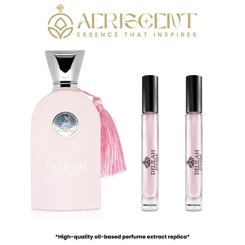 Vista 2 de Delilah Eau de Parfum Travel Size Edition, Duo Pack 2 x 0.3 fl oz, Fragancia Floral Spray para Mujer, Botella Grande No Incluida