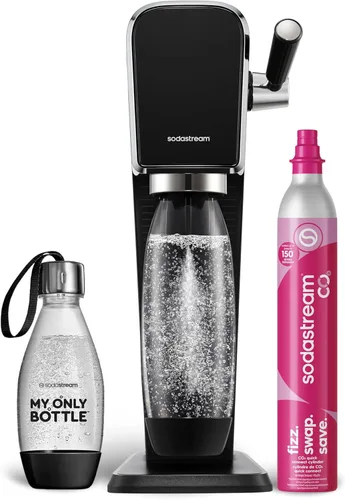 Vista 18 de SodaStream - Máquina de agua con gas ART PAQUETE DE VALOR Sistema de CO2 CQC Incluye 2 cilindros de CO2, 2 botellas de 32 onzas líquidas aptas