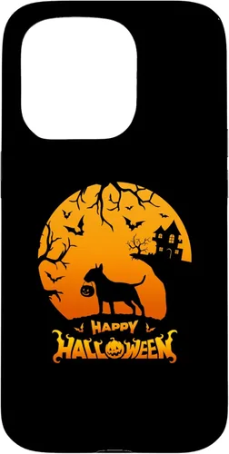 Vista 14 de iPhone 16 Bull Terrier Happy Halloween Costume Pumpkin Dog Boo Dogs Case