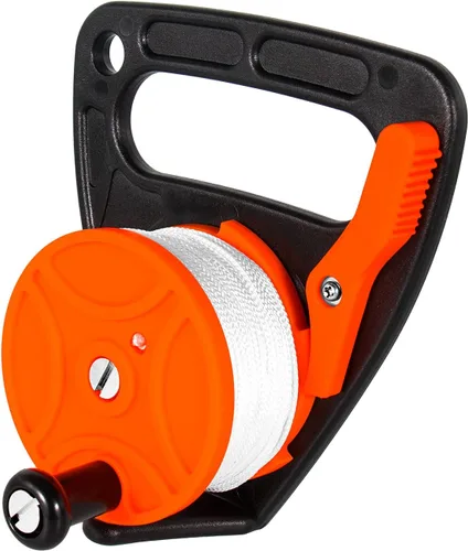Vista 8 de Anclaje compacto de 150 pies para kayak con tapón de pulgar para buceo submarino de seguridad