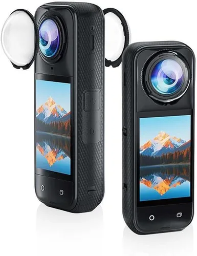 Vista 13 de Tapa de lente premium para Go Pro MAX2 Protectores de lente Esférico Óptico Templado MAX 2 Funda Protectora Cámara de Acción Accesorios