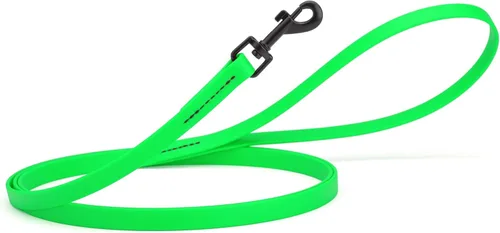 Vista 78 de Dogline Biothane - Correa impermeable para perro, correa de nailon con revestimiento fuerte, con herrajes negros, a prueba de olores, fácil