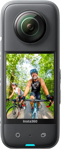 Insta360 Cámara de acción X3-360 con video HDR activo de 5.7K 360, cámara de lente única 4K, impermeable, estabilización FlowState, pantalla táctil