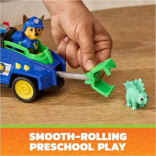 Vista 5 de PAW Patrol The Dino Movie Chase Dino Rescue Cruiser Vehículo de juguete