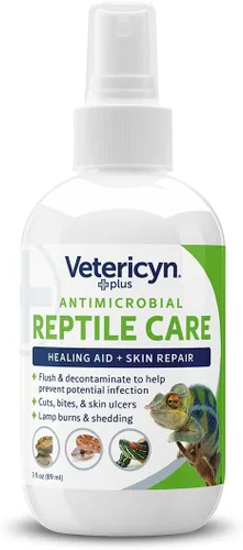 Vista 2 de Vetericyn Plus Spray para el cuidado de heridas de reptiles Reparación de piel de reptiles, ayuda a cuidar heridas de reptiles, incluyendo