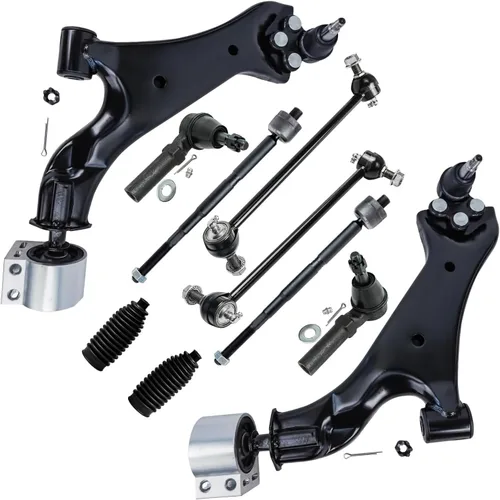Vista 69 de Detroit Axle - Kit de suspensión delantera de 10 piezas para Ford Freestar Mercury Monterey 04-07, 2 brazos de control inferiores con rótula 4