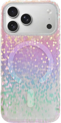 Vista 40 de LONLI Hue - para iPhone 15 Pro [Compatible con Magsafe] - Funda de teléfono floral dorada - [Amortiguador de 360° absorbente de impactos] - Funda