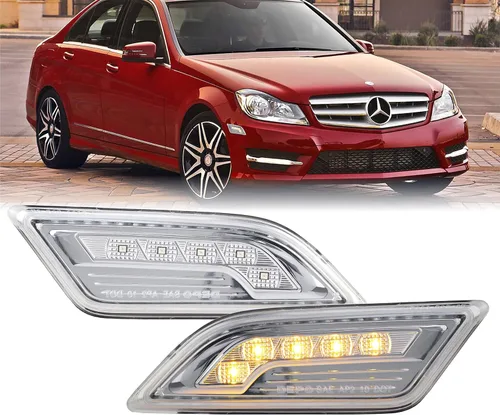 Vista 10 de USR 12-14 W204 2D/4D - Juego de 2 lámparas traseras (izquierda + derecha) compatible con Mercedes Benz Clase C Sedan 4D Sedan y 2D Coupé 2012-2014