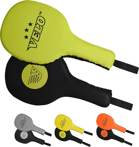 VELO Taekwondo Kick Pad de cuero de microfibra doble patada duradera almohadillas de golpe Kickboxing Entrenamiento Combate Deportes Karate Target