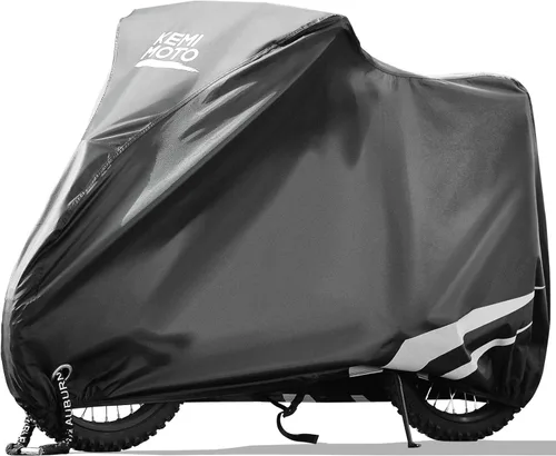 Vista 10 de KEMIMOTO Funda de almacenamiento para motocicleta 420D resistente al agua, ajuste impermeable para Rebel300 500 1100 Sportster Iron 883 Shadow