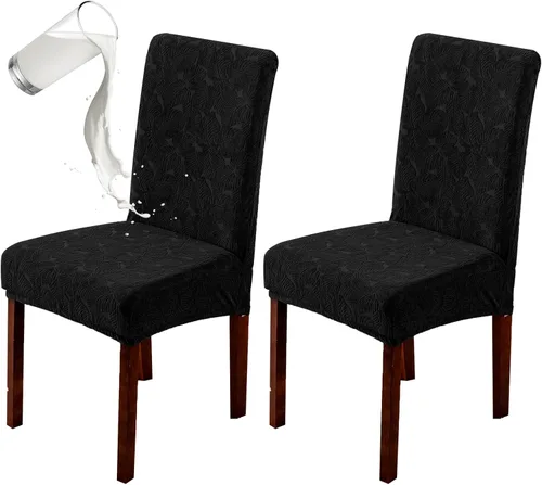 Vista 38 de Genina Fundas impermeables para sillas Parsons de comedor, fundas elásticas para sillas Parsons para comedor, cocina, funda protectora para silla