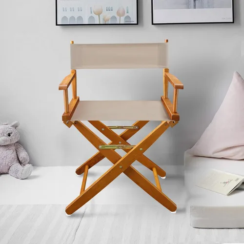 Vista 88 de American Trails - Silla de director extra ancha de 24 pulgadas, marco negro con lienzo verde cazador, altura de mostrador