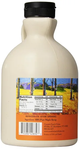 Vista 5 de Coombs Family Farms Jarabe de arce, grado A, color oscuro, sabor robusto, 32 onzas líquidas (paquete de 1)