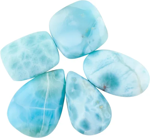 Vista 24 de 5pcs, Bulk Natural Gemstone Cabochon, Polished Flatback Stone, Wholesale Loose Cabs Supply, DIY Jewelry Making, Chakra Healing Crystal, Birthstone