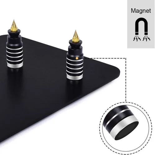 Vista 3 de Mano de ayuda magnética, manos de ayuda de soldadura, soporte de placa de circuito PCB con lámpara de aumento LED 3X, brazos de metal flexibles
