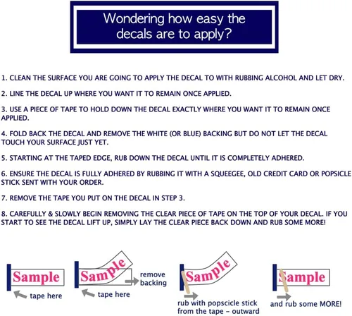 Vista 4 de Calcomanías de flores para vasos, tu elección de colores y nombre Decals by ADavis