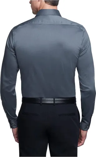Vista 2 de Van Heusen Camisa de vestir para hombre, ajuste regular, ultra sin arrugas, cuello flexible elástico