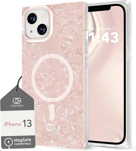 Vista 39 de Cocomii - Funda rectangular compatible con iPhone 13 Pro - Compatible con MagSafe, patrón de carey, estampado animal, brillante, magnética