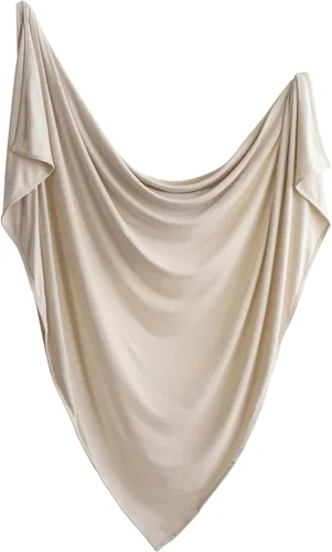 Vista 13 de mushie Manta Envolvente Elástica para Bebé Extra Suave y Ajuste Ceñido 47"x47" (Blush)