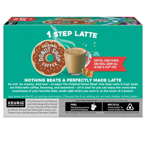 Vista 13 de The Original Donut Shop Cinnamon Toast Crunch One-Step Latte, Keurig Single Serve K-Cup Pods, 60 unidades (6 paquetes de 10)