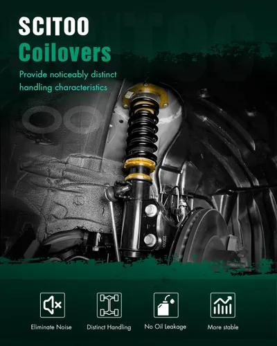 Vista 2 de SCITOO Kit de montaje completo de coilover de suspensión para Toyota Supra 1986-1992