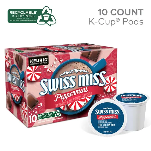 Vista 3 de Swiss Miss Cápsulas K-Cup Keurig de una sola porción de cacao caliente, 10