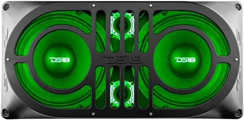 Vista 5 de DS18 JMID Jeep Wrangler JK, JKU & JL (2007-2019) Caja de gabinete de 10 pulgadas de rango medio y tweeter descargado