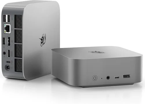 Beelink SER8 Mini PC AMD Ryzen 7 8745HS, 32GB DDR5-5600MHz 1TB PCIe4.0 SSD, AMD Radeon 780M Graphics 12core 2600MHz Gaming PC, USB4.0Triple