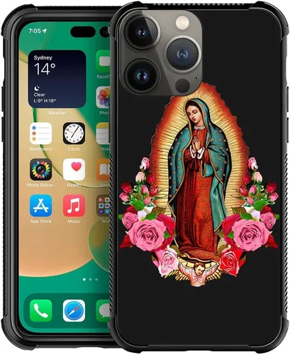 Vista 15 de CARLOCA Funda compatible con iPhone 15 Pro Max, diseño de gato negro de Mumbai Clivia, ultra protección, a prueba de golpes, de silicona suave, TPU