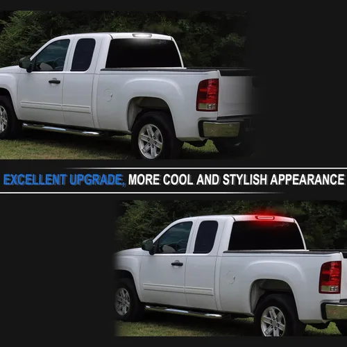 Vista 6 de Tercera luz de freno LED de repuesto para Silverado Sierra 1500 HD 2007-2013 / Silverado Sierra 2500 3500 HD 2007-2014 / 2009-2010 H3T, lámpara