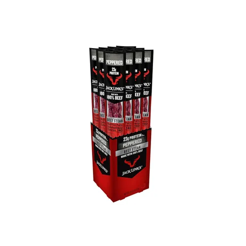 Vista 9 de Jack Link's Carne de Res en Filete, Original - Snacks de Proteína, Snack de Carne con 23g de Proteína, Hecho con 100% Carne, Envase a Granel