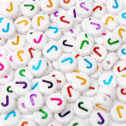 Vista 24 de 300PCS Letter Beads 4X7mm Acrylic Alphabet Beads Vowel Letter A Beads for Jewelry Making DIY Bracelets Necklaces Key Chains (A-300PCS)