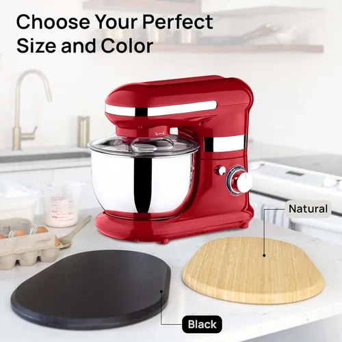 Vista 5 de Ibyx Elegante bandeja deslizante, compatible con batidoras KitchenAid de 4.5 cuartos de galón y otros electrodomésticos pesados (negro)