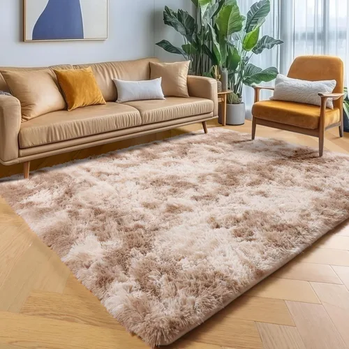 Vista 133 de ONASAR - Alfombra redonda rosa claro de 2 pies, esponjosa, lavable, tapete de gato o perro, suave, afelpada, peluda, tapete circular para dormitorio