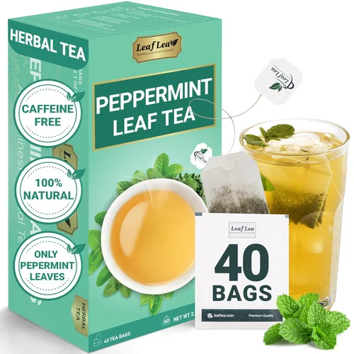 Vista 52 de LeafLea Bolsas de té de melón amargo natural, 40 bolsas de té de hierbas Cundeamor - Té de frutas Melon Amargo Gohyah Apoyo para el bienestar