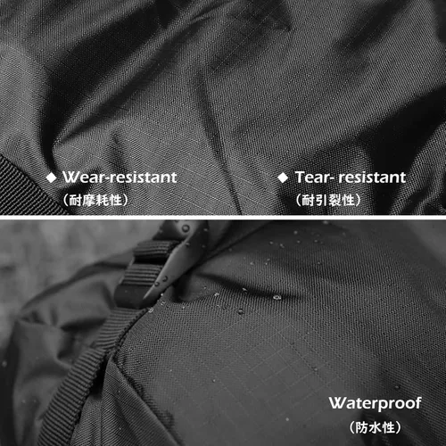 Vista 5 de TRIWONDER Saco de compresión de nailon para artículos de compresión, saco de dormir, bolsa de dormir con solapa para el polvo para mochileros