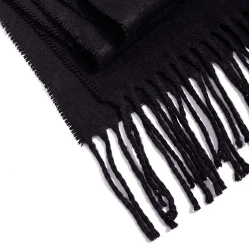 Vista 6 de Bufanda de invierno clásica con sensación de cachemira, colección súper suave