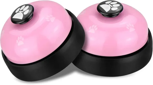 Vista 11 de Comsmart Campana de entrenamiento para perros, juego de 2 campanas de entrenamiento para perros y cachorros, timbre de puerta para perros y gatos
