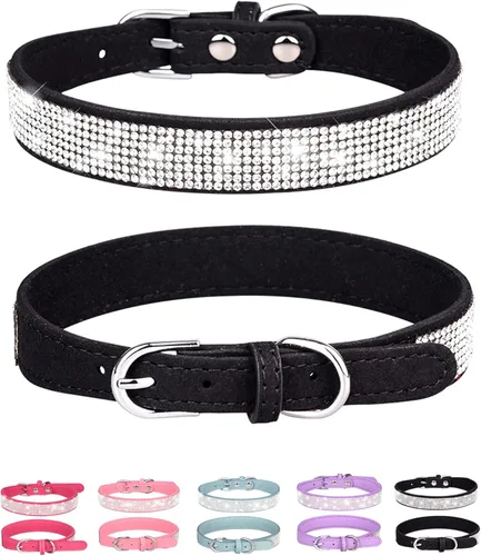 Vista 7 de Petank Collar de Perro para Perros Pequeños, Medianos y Grandes, Collar de Perro Pequeño para Perras, Collares de Perro Brillantes para Niñas
