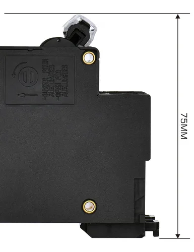 Vista 6 de DIHOOL Disyuntor DC Interruptor de desconexión solar de 100 amperios 2p 1000V para PV, UPS, batería de RV, montaje en carril DIN..