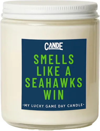 Vista 39 de CE Craft - Huele como una victoria de los Jets - Vela con tema de fútbol, regalo de Nueva York, aroma a pastel de cumpleaños