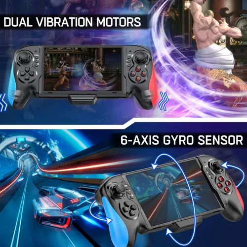 Vista 3 de Controlador de interruptor para Nintendo SwitchOLED controlador de Joypad de una pieza de repuesto para Nintendo Switch Pro control remoto