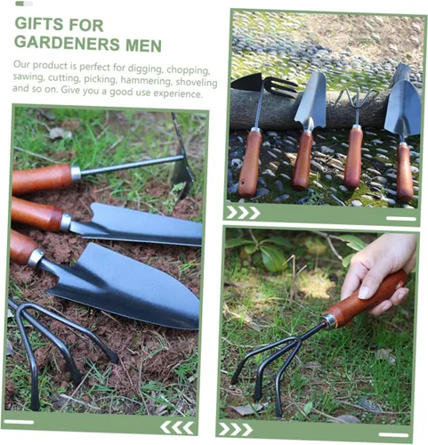 Vista 4 de GANAZONO 1Set Garden Tool Ergonomic Hand Trowel Shovel for Digging Narrow Durable Gardening Equipment for Planters and Gardeners