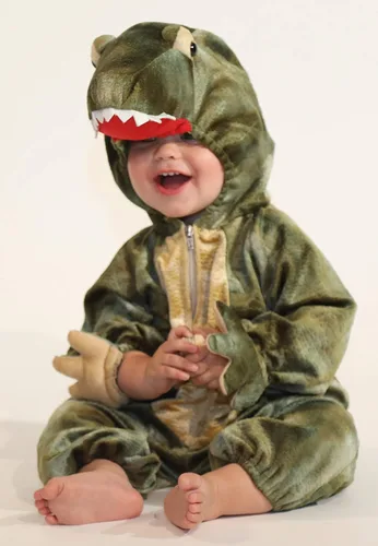 Vista 4 de Disfraz de dinosaurio jurásico para bebé, disfraz para niños pequeños