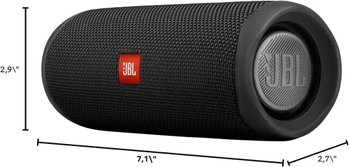 Vista 7 de JBL - Altavoz Bluetooth FLIP 5 a prueba de agua, portátil, pequeño, negro