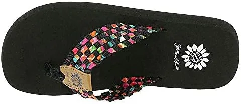 Vista 2 de Yellow Box - Sandalias Soleil de cuña para mujer