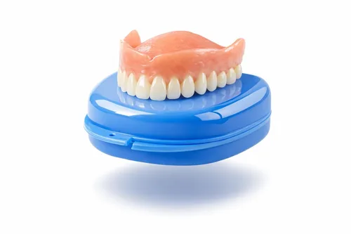 Vista 9 de Prótesis dentales superiores para hervir y morder – Cómodas dentaduras ajustables para reemplazar los dientes perdidos, estilo natural con ajuste