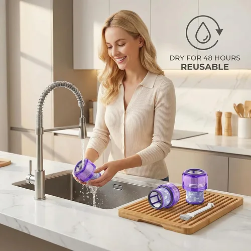 Vista 7 de Filtro Dyson Outsize, paquete de 2 filtros True HEPA de reemplazo compatibles con Dyson Outsize, V11 Outsize, Outsize Origin, Outsize+, Absolute+